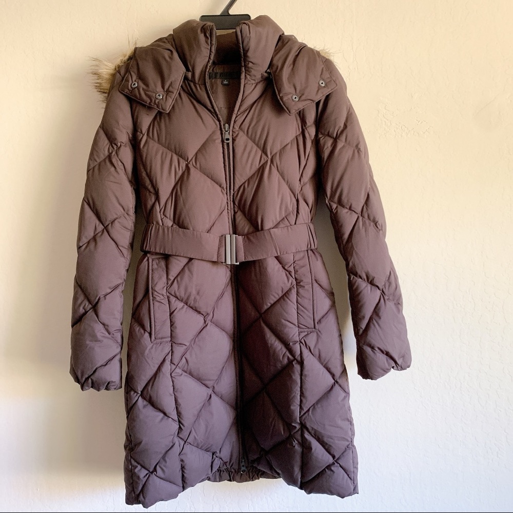 UNIQLO WARM DOWN PUFFY JACKET WITH REMOVABLE HOOD - SIZE S